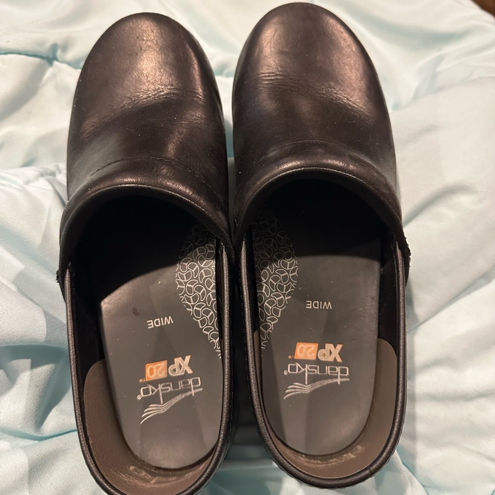 Women’s black matte Danilo clog. Size 38
